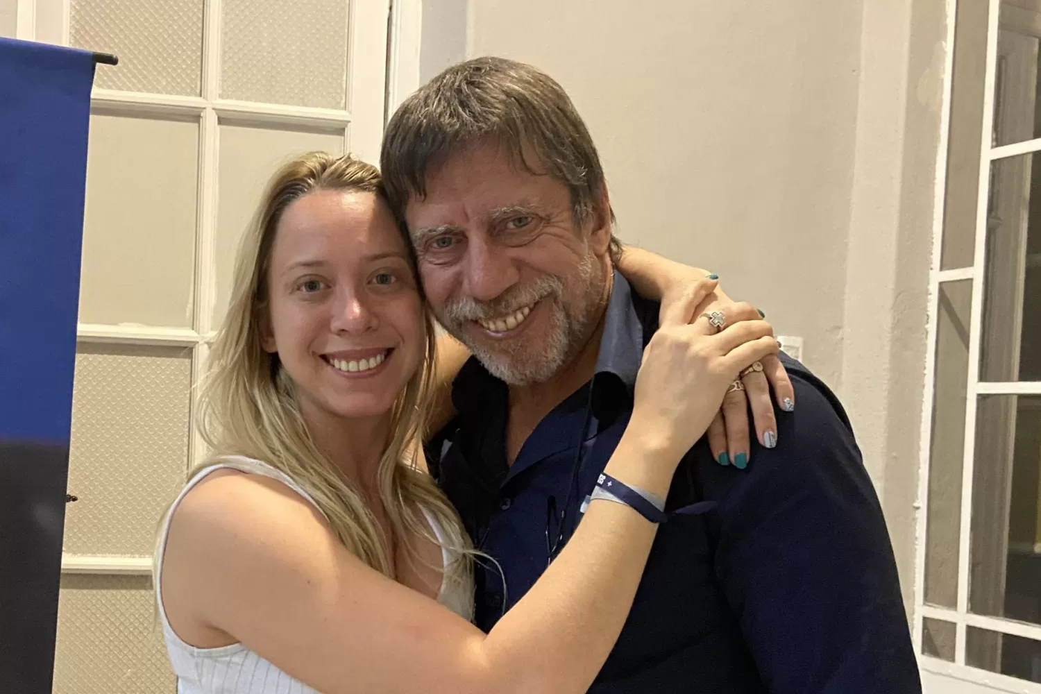 PADRE E HIJA, CANDIDATOS. Ricardo Bussi, junto a Josefina. Foto: Twitter @RicardoBussi