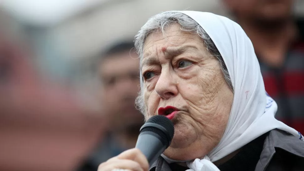 HEBE DE BONAFINI. Titular de Madres de plaza de Mayo. ARCHIVO