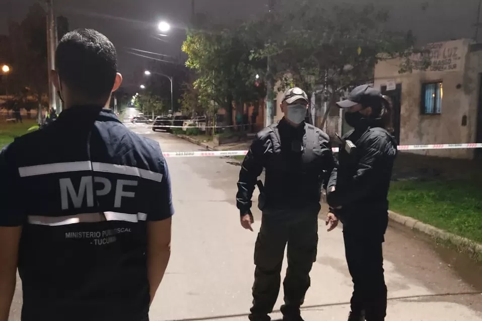 Lugar del crimen. Foto MPF