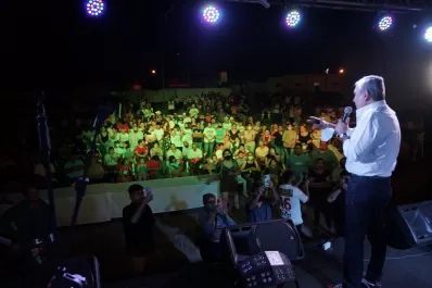 Germán Alfaro visitó la localidad de Los Ralos