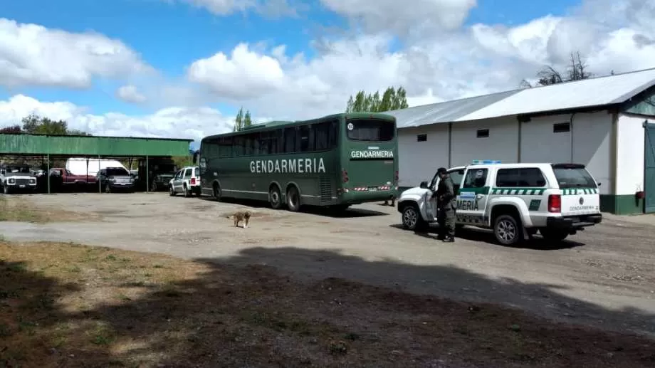 EN EL SUR. Los gendarmes se instalaron en Río Negro a pedido del PE. Rionegro.com.ar