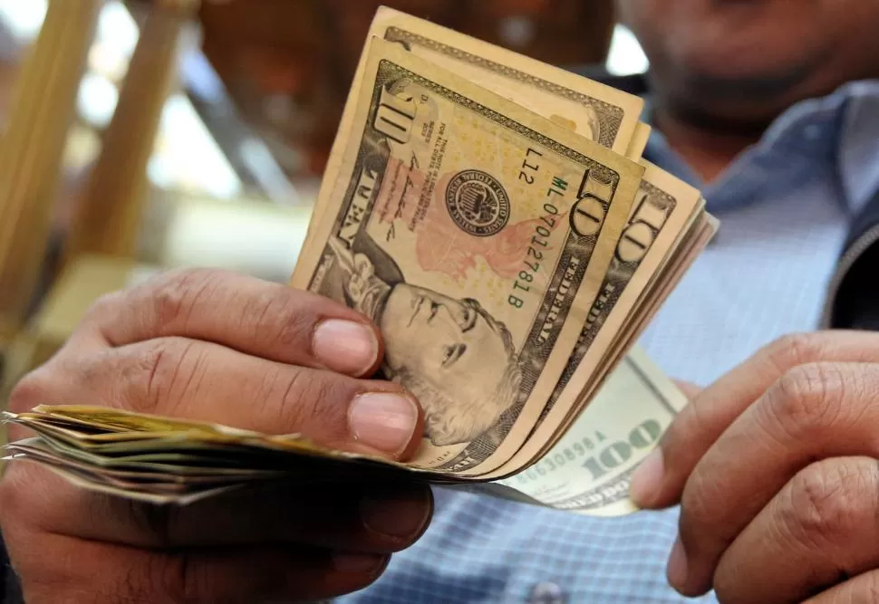 PARA ARRIBA. La moneda extranjera con un alza del 16,56% este año. 