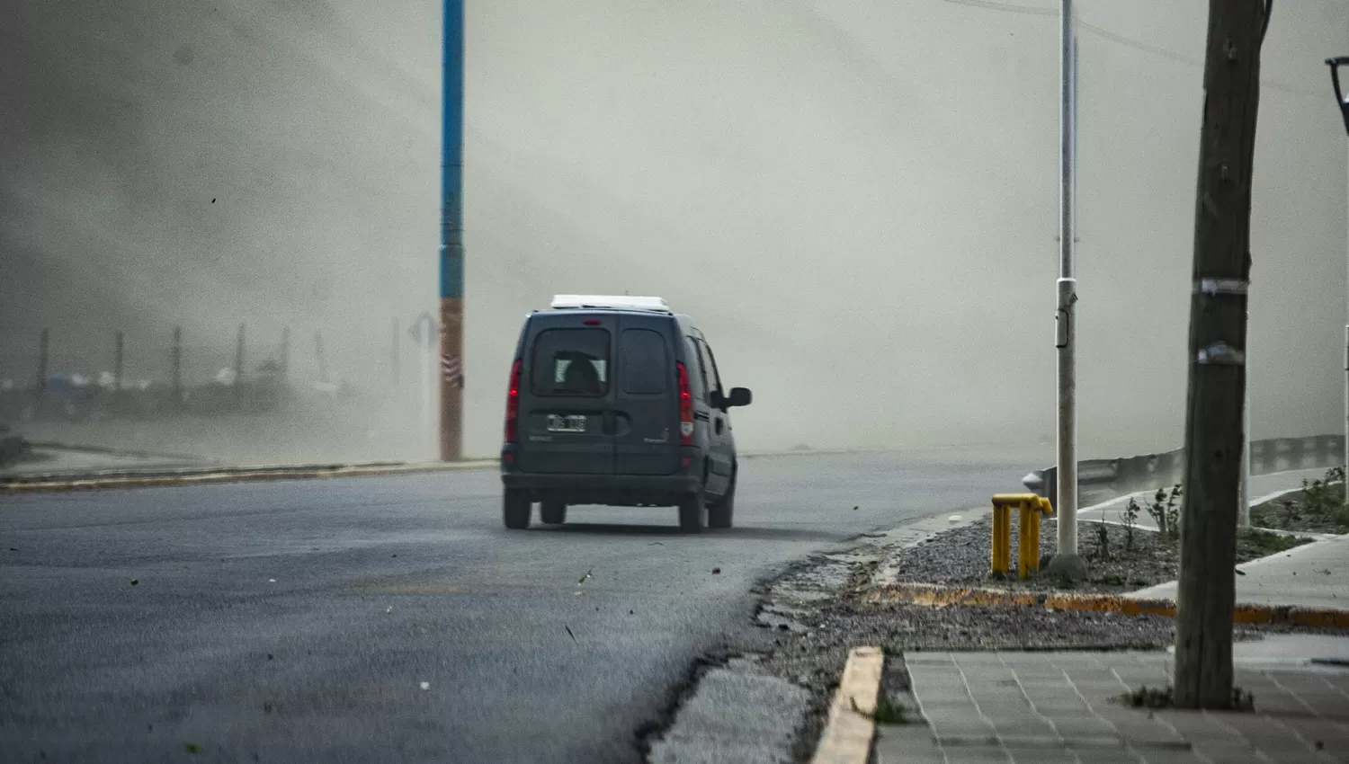 TEMPORAL. Chubut soportó vientos de hasta 150 km por hora.