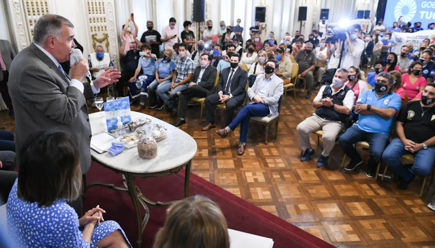 EN CASA DE GOBIERNO. Osvaldo Jaldo, vicegobernador en ejercicio del Poder Ejecutivo. Foto: Prensa Gobernación