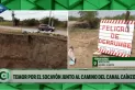 Yerba Buena: crece el temor por el socavón cerca del canal Caínzo