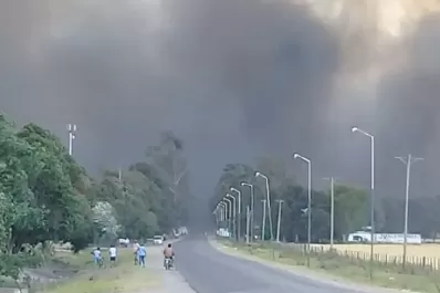 Calor, fuego y humo: un incendio genera preocupación en los vecinos de Las Cejas