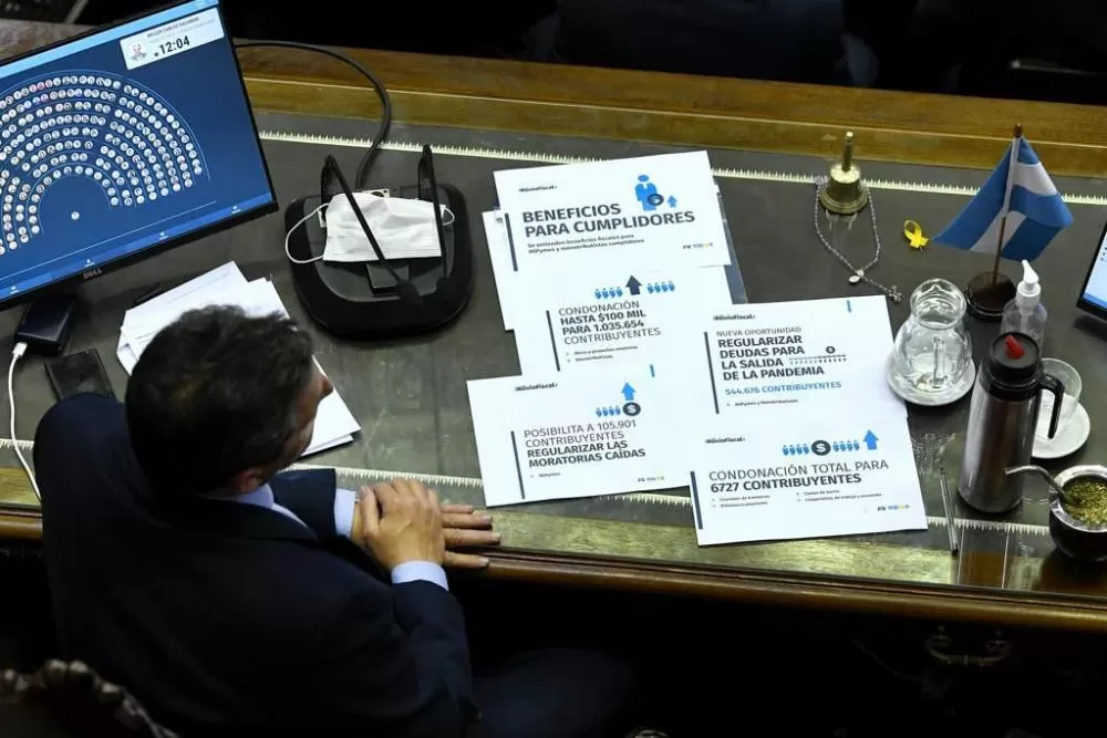 El proyecto de alivio fiscal fue impulsado por Sergio Massa, en Diputados.