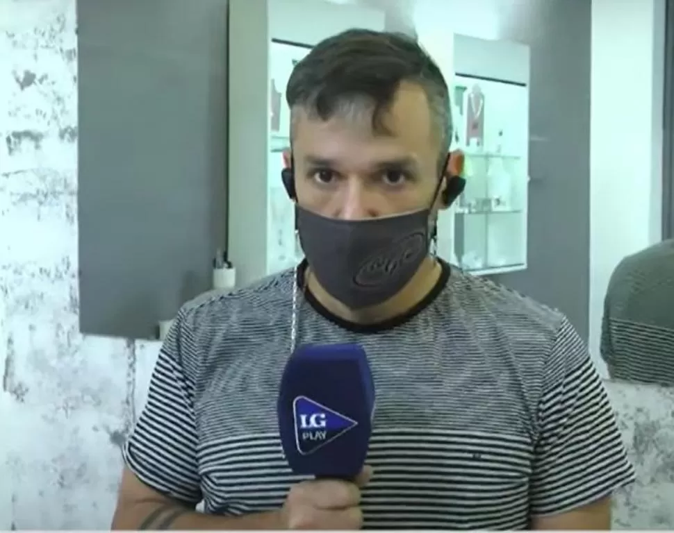 LA VÍCTIMA. Adolfo Ävila le contó detalles del hecho a LG Play. 
