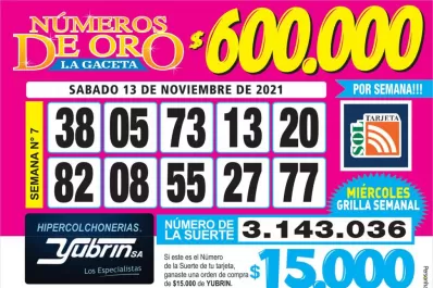 Los Números de Oro de LA GACETA