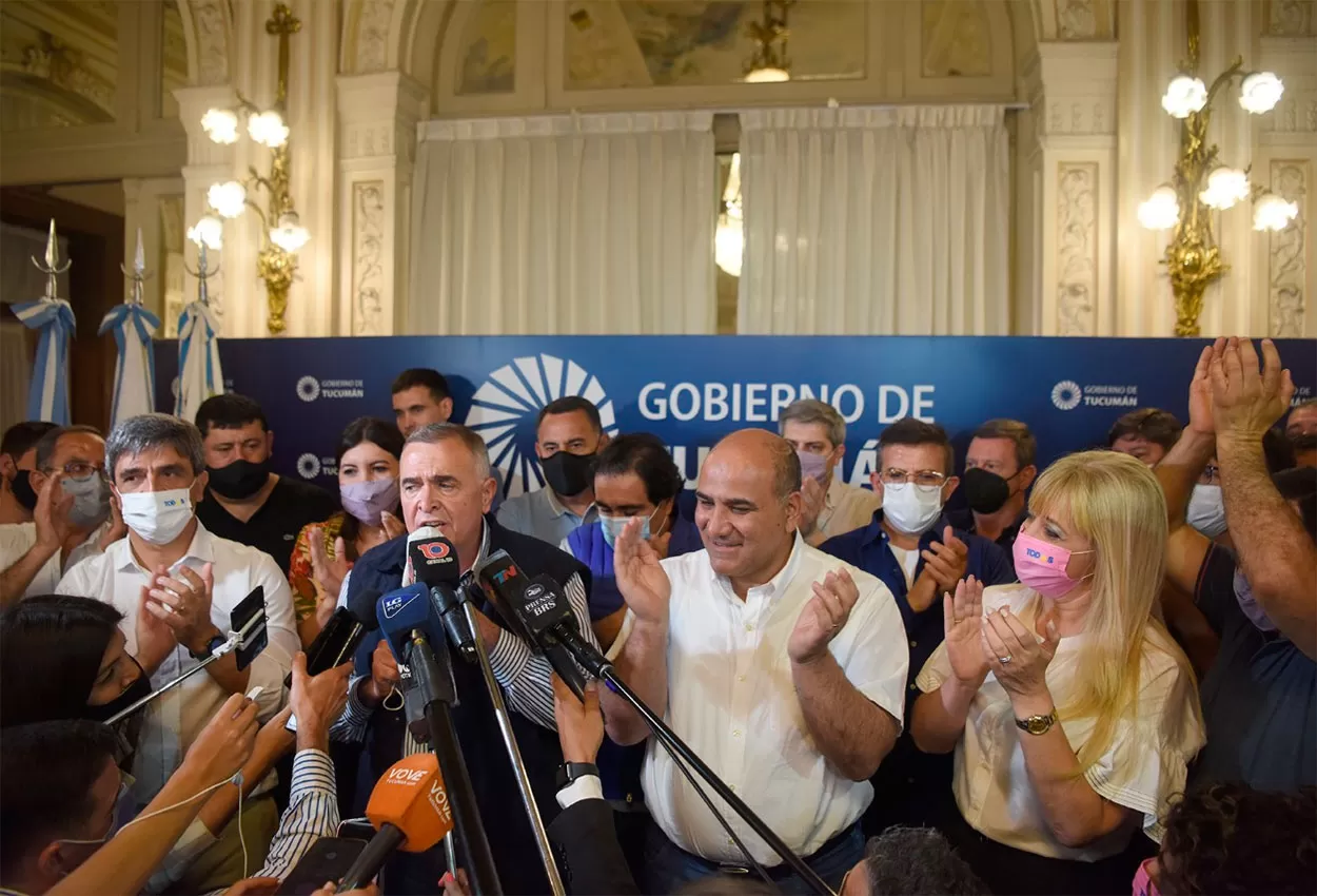 Manzur y Jaldo celebraron el ajustado triunfo y revalidaron las señales de unidad