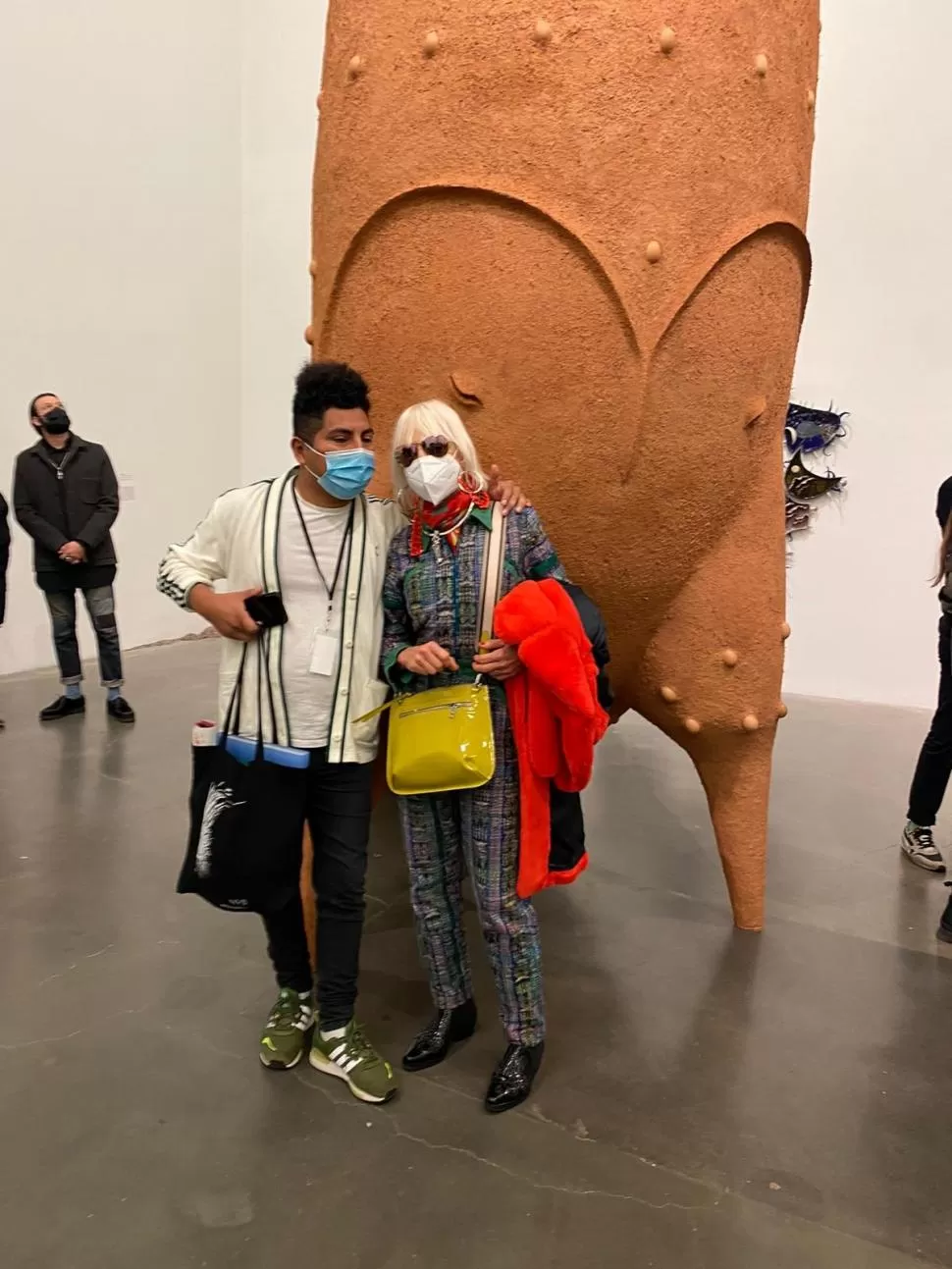 HACE UNOS DÍAS EN NUEVA YORK. Chaile y Minujín estuvieron juntos en el MoMA. 