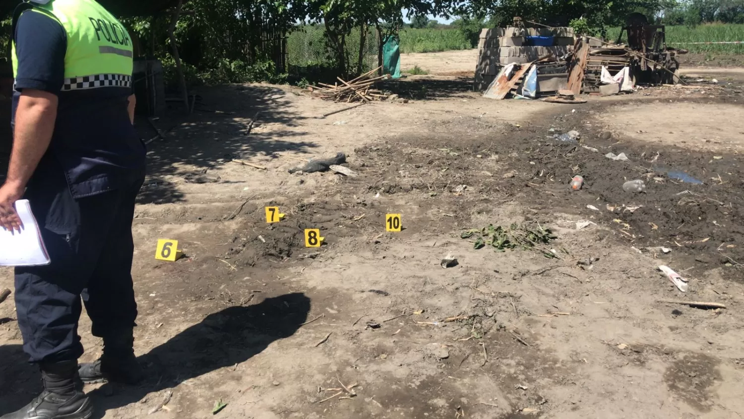 CUATRO DISPAROS. El panadero Mirabal fue asesinado el domingo a la madrugada.