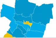Mapa: el oficialismo perdió en solo tres de los 17 departamentos tucumanos