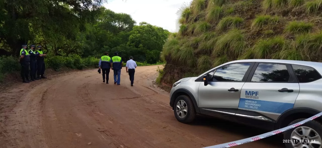 LA ZONA DEL HALLAZGO. El cuerpo del odontólogo estaba en El Timbó.