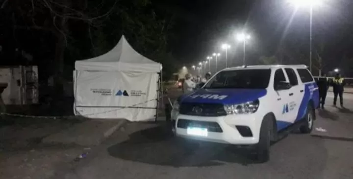 Lugar del crimen. Foto MPF
