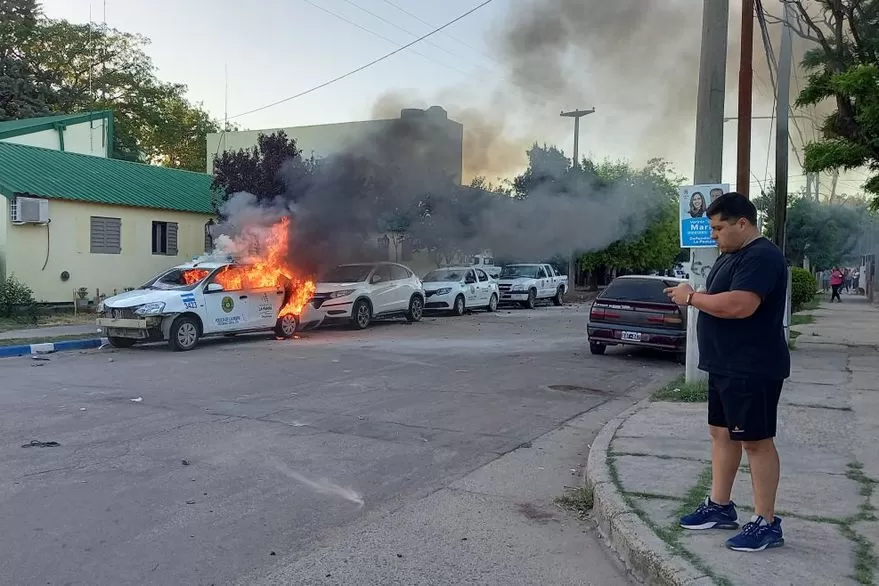 Incidentes en la marcha por la muerte de Abel Lucio Dupuy en Santa Rosa, La Pampa