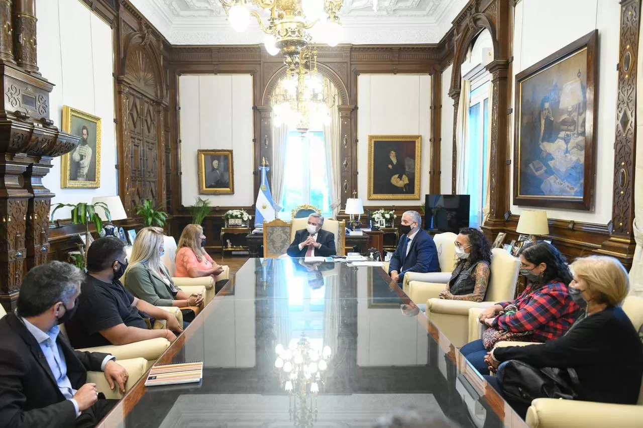 Alberto Fernández recibió a familiares de víctimas de la represión de diciembre de 2001
