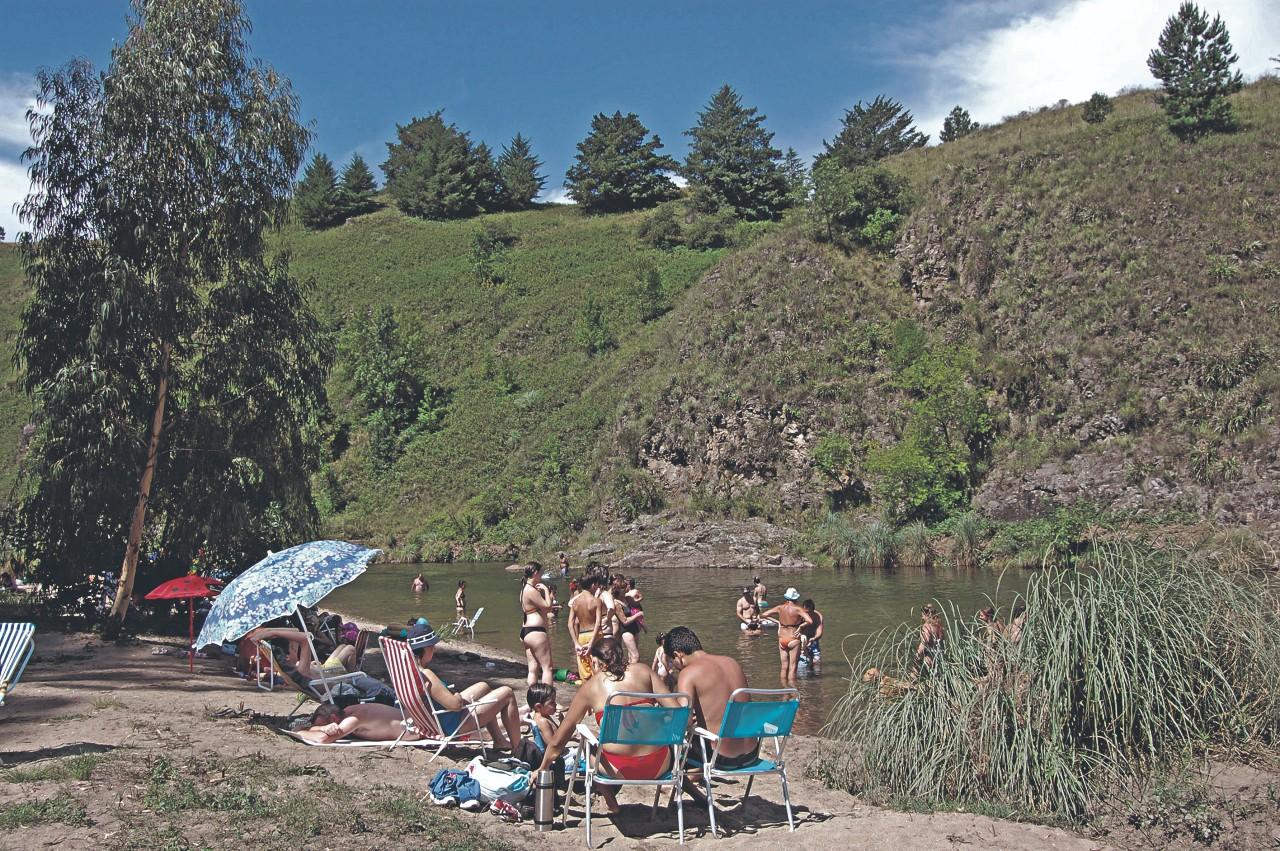 PAZ. En El Durazno se puede disfrutar del agua y su playa.