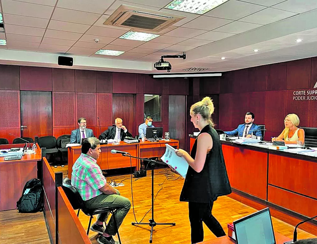 OFICIAL DE LA PSA. Soria declara en el juicio del ex fiscal Albaca.