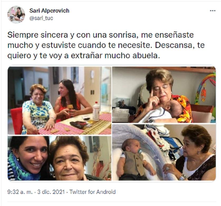 Los Alperovich despiden a Marta León