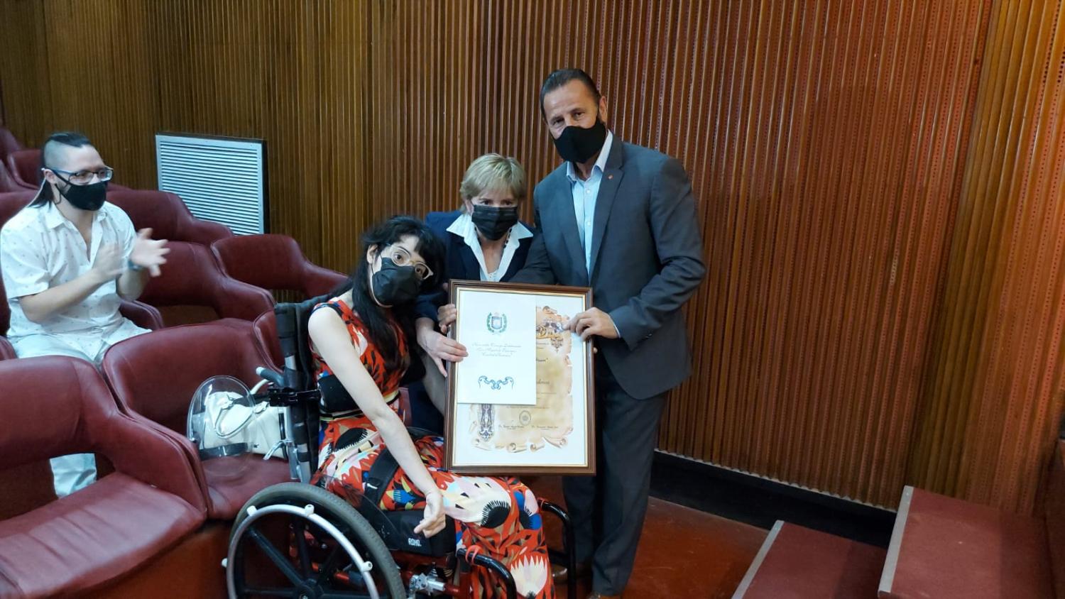 EN EL CONCEJO DELIBERANTE. El acto fue encabezado por el presidente del cuerpo, Fernando Juri. Foto: Prensa HCD