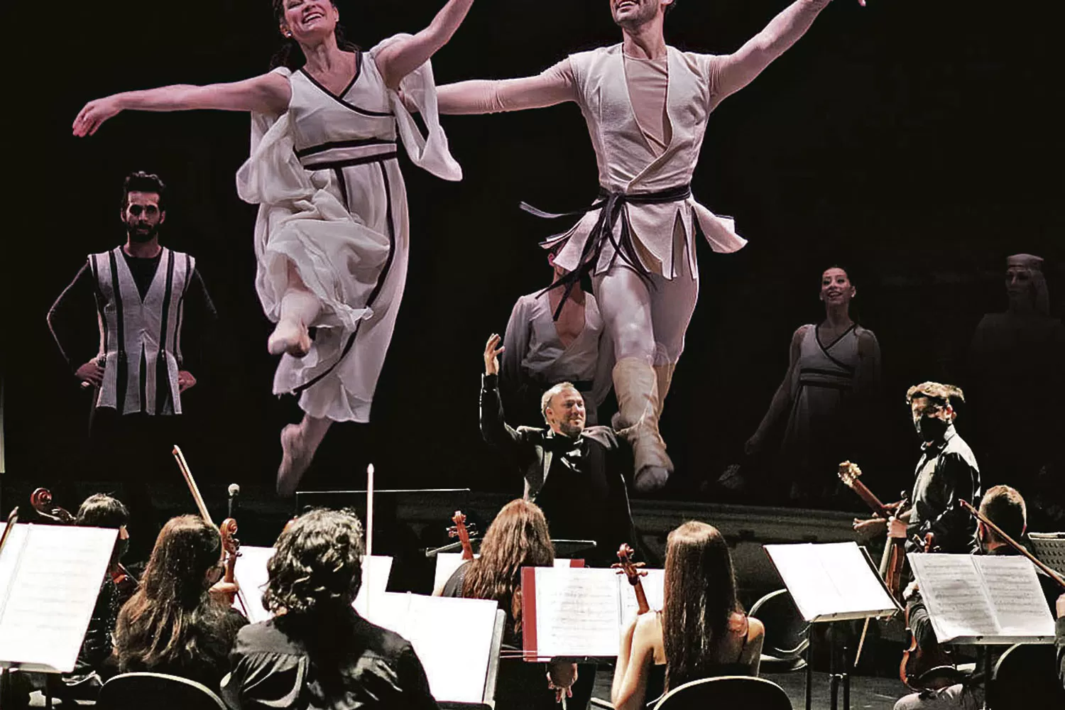 MÚSICA Y DANZA. El Ballet Estable se suma al repertorio que interpretan la Orquesta y el Coro Estable.   