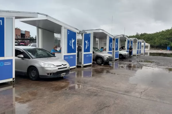 A pesar de la lluvia, los nodos volvieron a llenarse de gente