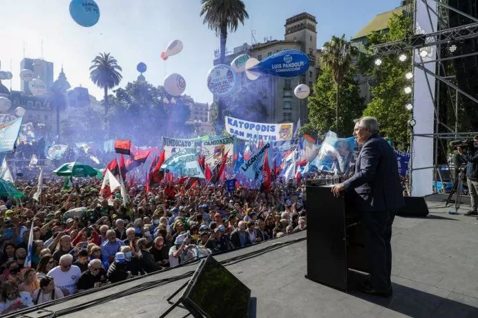 Alberto Fernández, presidente de la Nación.