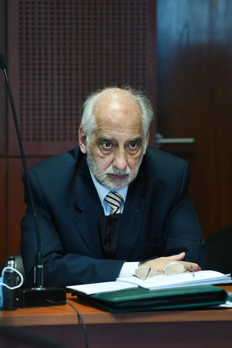 IMPUTADO. El acusado, Carlos Albaca, amplió su declaración durante más de dos horas y media.  