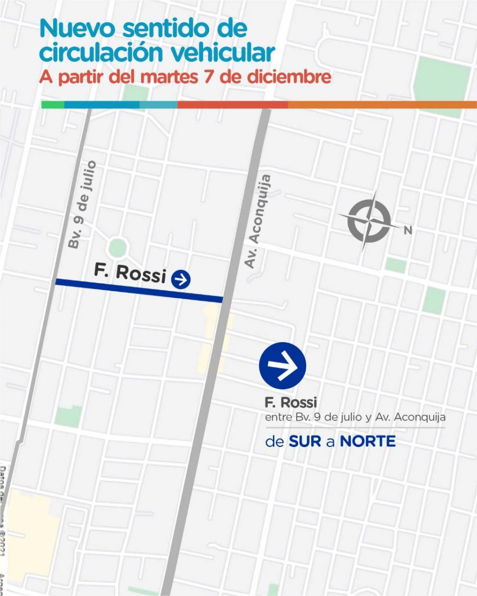 Tres calles de Yerba Buena cambian su sentido de circulación y pasan a ser de mano única