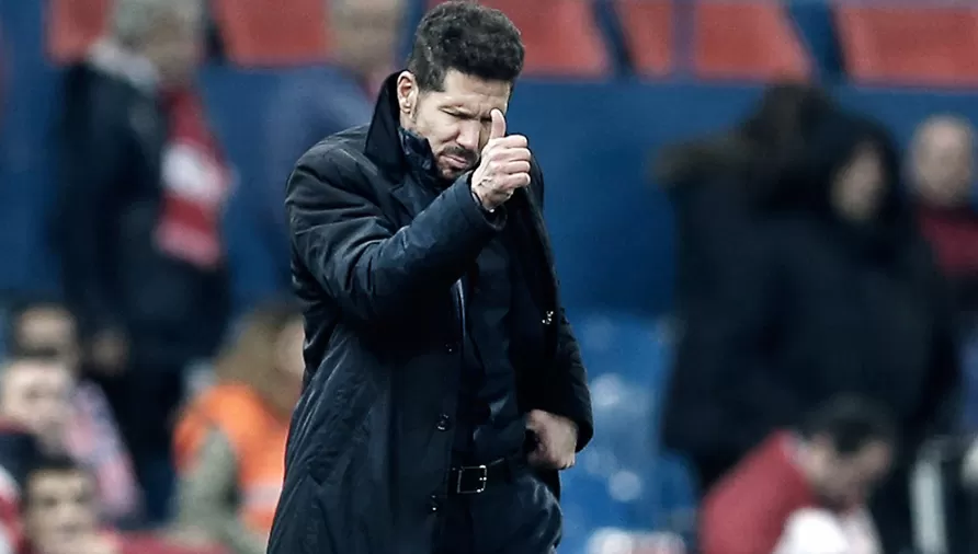 EN DUDA. Simeone no tiene una buena temporada con el Atlético de Madrid. 