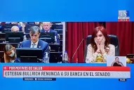 Los senadores kirchneristas intentaron convencer a Esteban Bullrich de quedarse