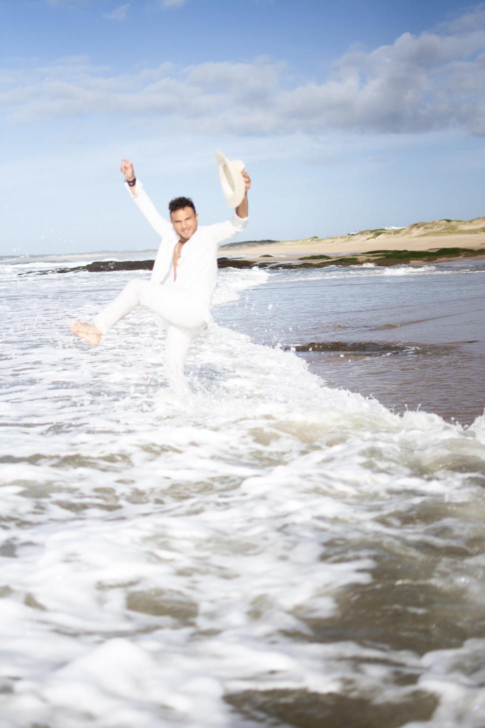 LEO DISFRUTANDO DE LAS PLAYAS DEL ESTE. 