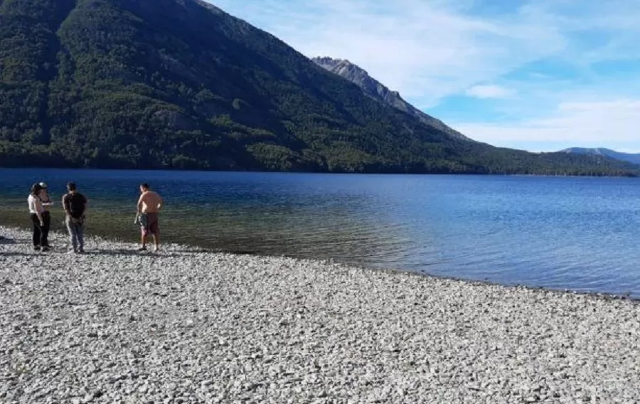 El lago donde ocurrió la tragedia. 