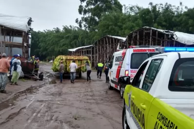 Volaron techos y cayeron árboles durante la tormenta en el sur tucumano
