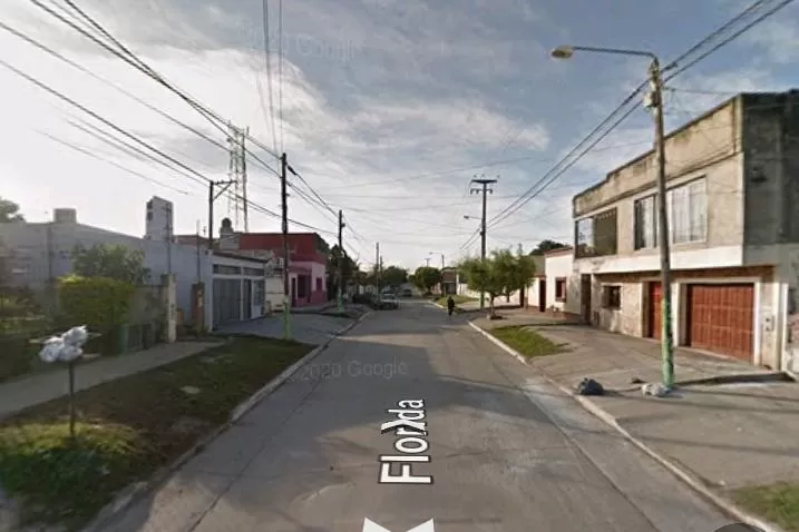 EN VILLA ALEM. La cuadra de Florida al 100, donde fue el “escruche”. 