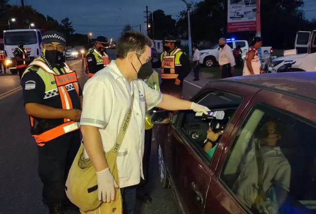 Más de 50 efectivos realizan controles de alcoholemia en toda la provincia