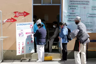 En Bolivia, los casos de coronavirus aumentaron un 16% en una semana