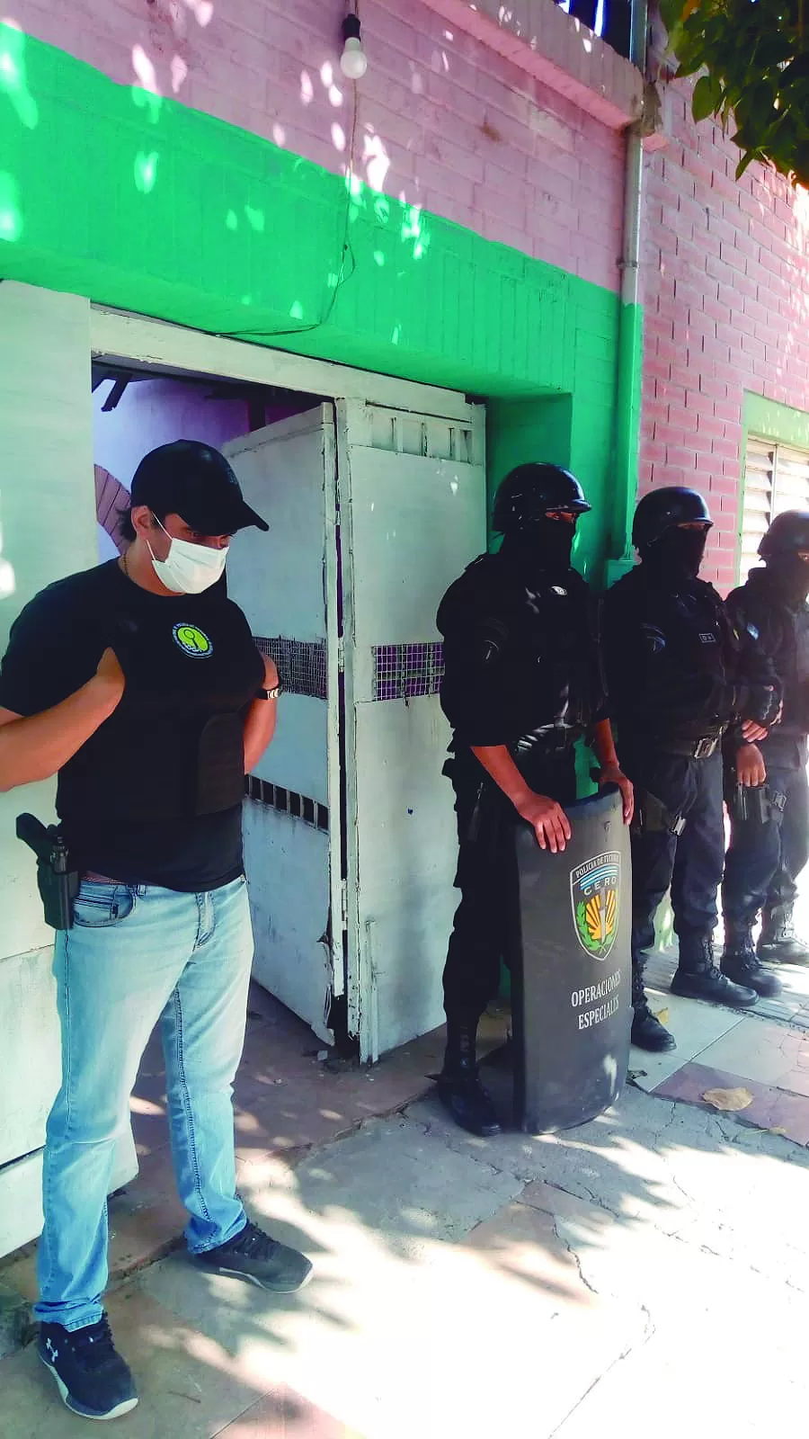 EN O´HIGGINS 2.500. Allanaron la casa donde se ocultaba “El Chuña”. 