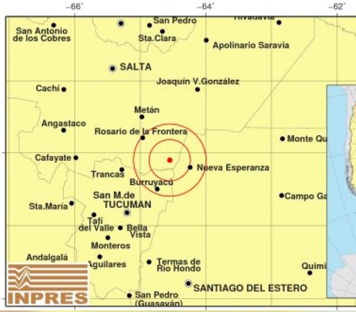 TEMBLOR / CRÉDITO: INPRES