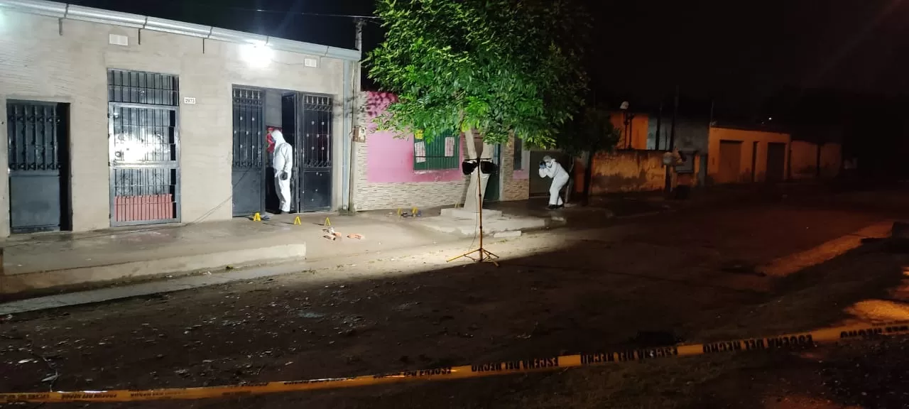 Lugar del crimen. Foto MPF