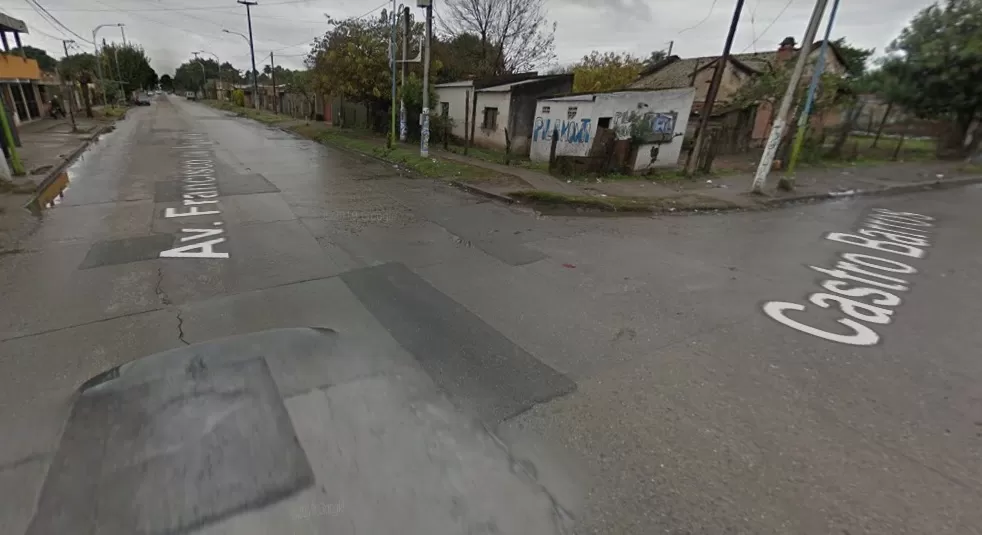 LA ZONA DONDE SE PRODUJO EL ASESINATO. GOOGLE MAPS