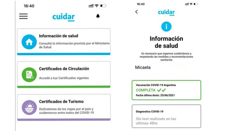 La App Cuidar también permitirá obtener el Pase Sanitario: cuáles son los pasos para acceder 