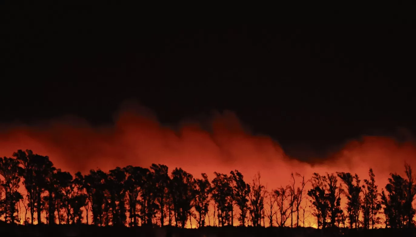 LOS INCENDIOS EN LAS CEJAS. Seguirán extendiéndose las sequías, uno de los fenómenos que marchan de la mano con el calentamiento global. ARCHIVO LA GACETA 