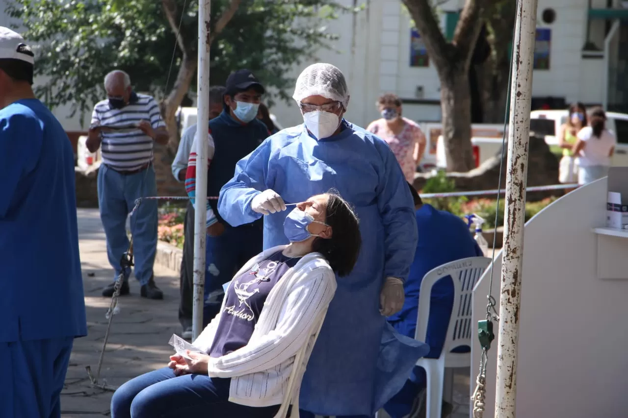 Hisopados en Tucumán. Foto Ministerio de Salud (Archivo)