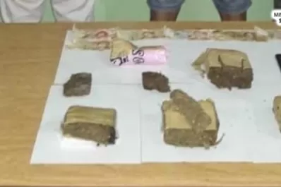 El Colmenar: secuestraron más de un kilo de marihuana picada