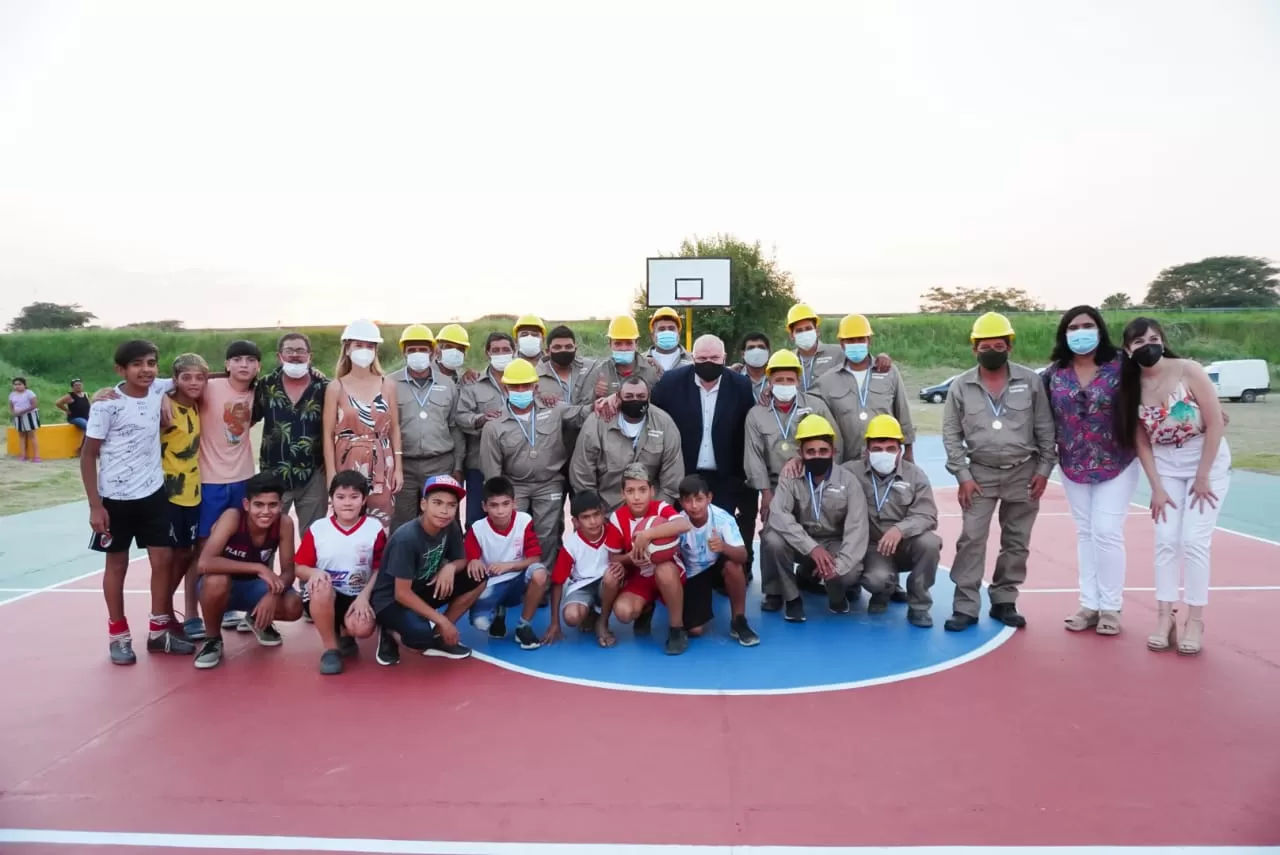Playón Deportivo del Barrio Viluco. Prensa de Federico Masso