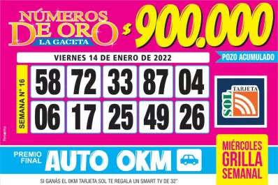 Los Números de Oro de LA GACETA