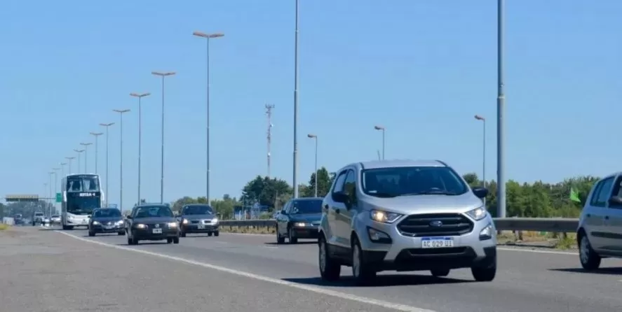 Autovía 2 hacia la Costa Atlántica 