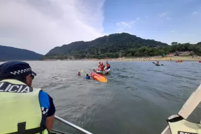 El Cadillal: recorridos preventivos de Lacustre y Prefectura